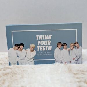VT x BTS Think Your Teeth Jumbo Toothbrush Kit White Edition Package